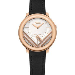 Fendi Ladies Rose Gold Diamond Watch! New